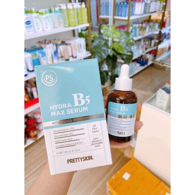 Dưỡng trắng chống nắng-kem chống nắng b5+serum b5+kem dưỡng ẩm b5 pretyskin