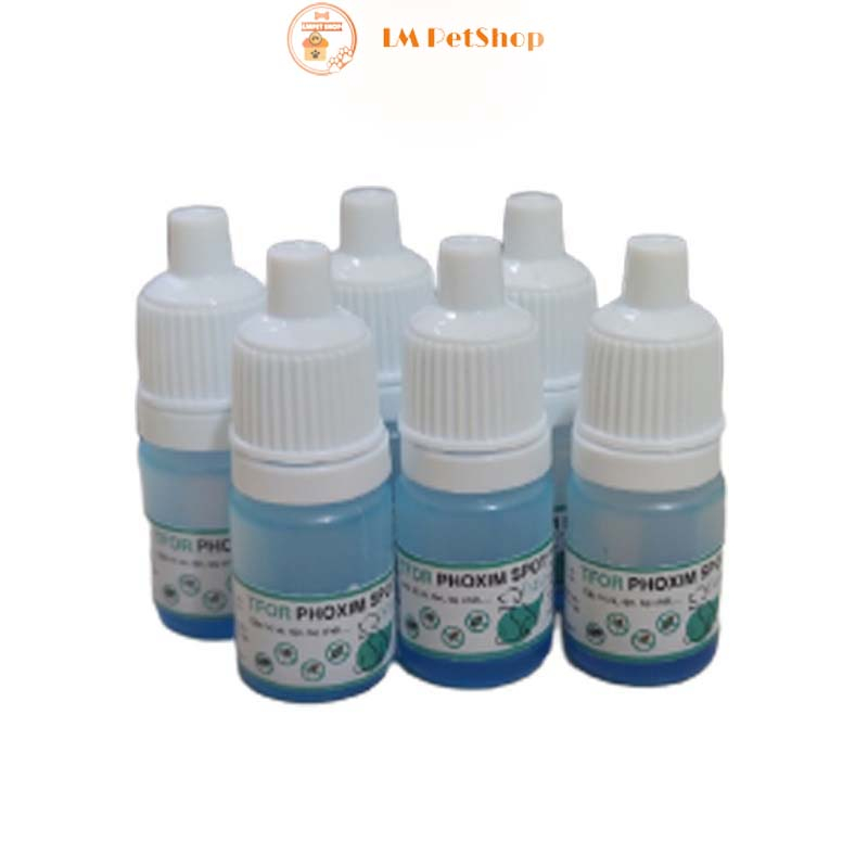 Nhỏ gáy trị ve rận bọ chét ghẻ chó mèo thú cưng Tfor Phoxim Spot lọ1ml - LmPetshop