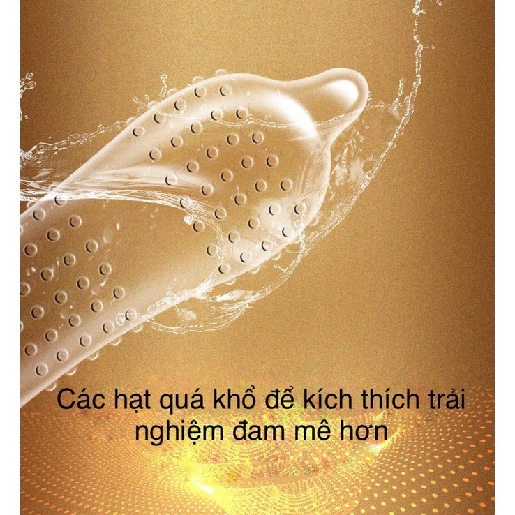 Bao cao su gai bi tăng kích thước cho cặp đôi