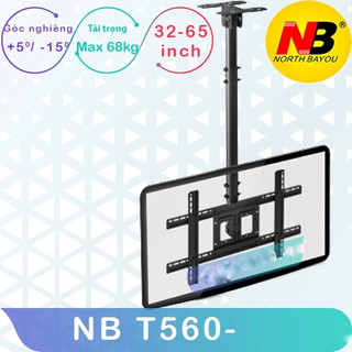 Giá Treo Tivi Thả Trần NB T560 32 - 40 - 43 - 50 - 60 - 65 Inch - Khung Treo Tivi Ngược Trần Nhập Khẩu NB