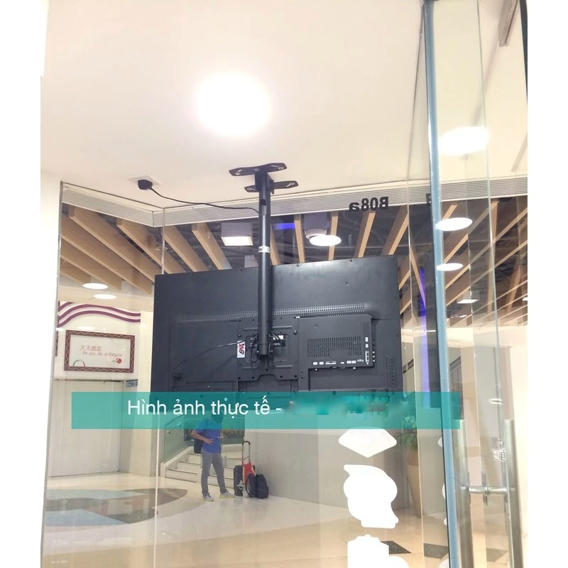 Giá Treo Tivi Thả Trần NB T560 32 - 40 - 43 - 50 - 60 - 65 Inch - Khung Treo Tivi Ngược Trần Nhập Khẩu NB