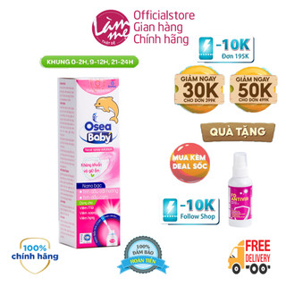 Dung dịch xịt mũi trẻ em Osea Baby, xịt thông mũi bảo vệ trẻ nhỏ, vệ sinh mũi trẻ nhỏ, an toàn cho bé 70ml
