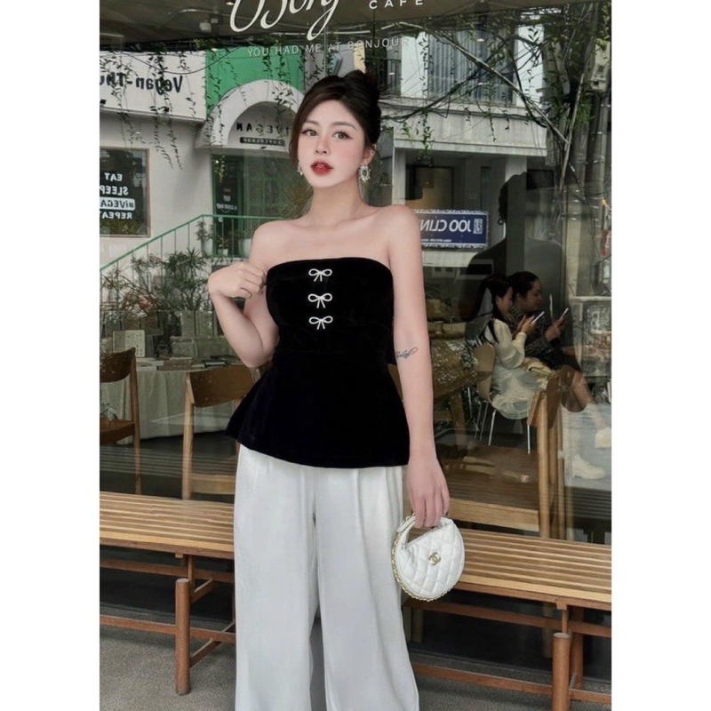 Áo cup ngực đính đá, set đính đá đi tiệc cao cấp, set đính đá đẹp, set thiết kế tiểu thư, set cup ngực