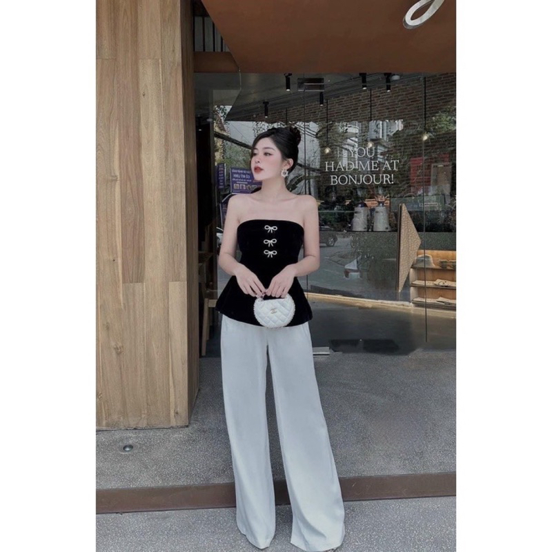 Áo cup ngực đính đá, set đính đá đi tiệc cao cấp, set đính đá đẹp, set thiết kế tiểu thư, set cup ngực