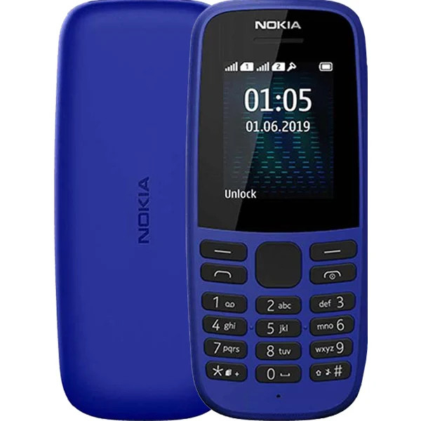 Điện Thoại Nghe Gọi Nokia 1O5  2 Sim Loa to Pin trâu - Hàng Mới Chính Hãng Fulbox