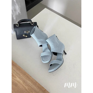 Bốt mũi tròn hở mũi hàng cao cấp fullbox