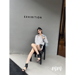 Bốt mũi tròn hở mũi hàng cao cấp fullbox