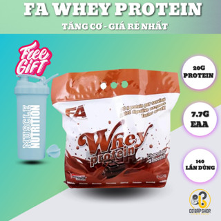 ' Thanh Lý Lỗi Bung Mép - Bung Bột ' FA WHEY PROTEIN - Dòng Whey Concentrate - Hỗ trợ phát triển cơ bắp - Bịch 4.5KG