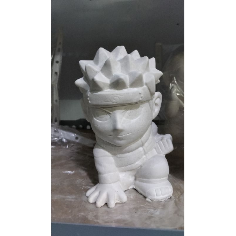 Tượng thạch cao tô màu Naruto