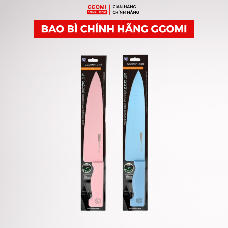Dao nhà bếp GGomi GG310 / GG311 màu pastel, thép không gỉ cao cấp Hàn Quốc