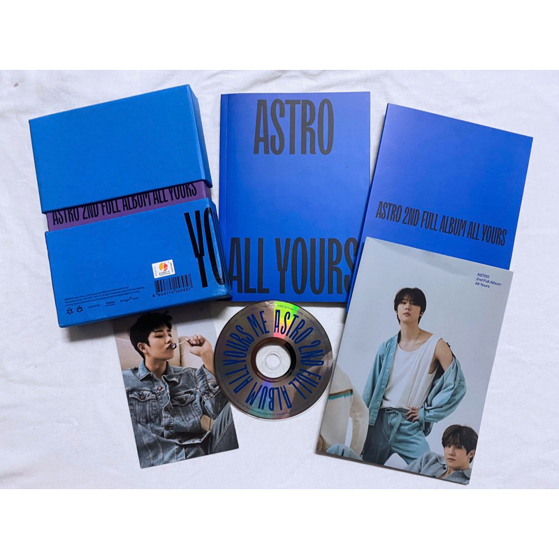 Astro album all yours đã khui seal, full đồ như hình. không bao gồm photocard