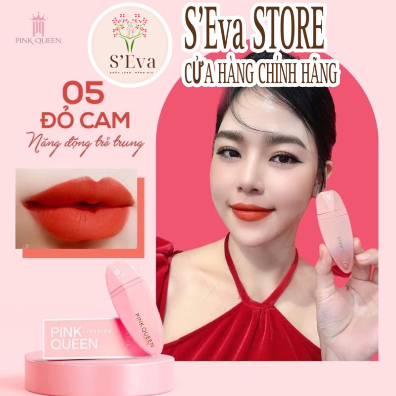 Son Lì Pink queen Đỏ Cam