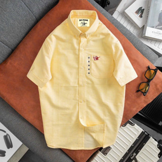 Sơ mi nam ngắn tay trơn đi tiệc OD