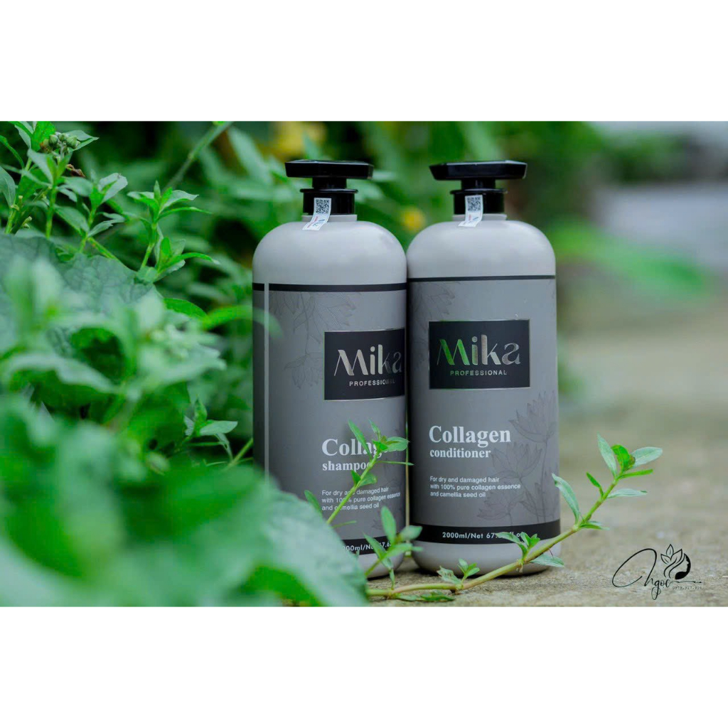 Gội Xả MiKa giúp ngăn gầu, giảm rụng tóc, phục hồi tóc khô xơ hư tổn mang lại mái tóc mềm mượt