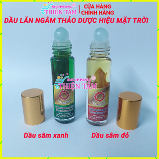 01 dầu nóng nhân sâm mặt trời đỏ 4 vị thái lan