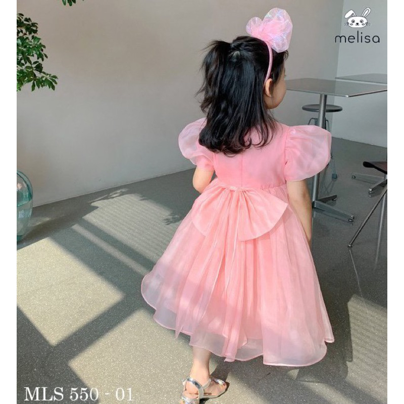 Đầm công chúa Melisa 2 màu xinh lung linh cho bé 10-40kg