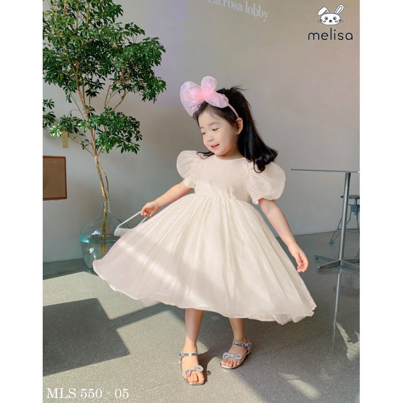Đầm công chúa Melisa 2 màu xinh lung linh cho bé 10-40kg