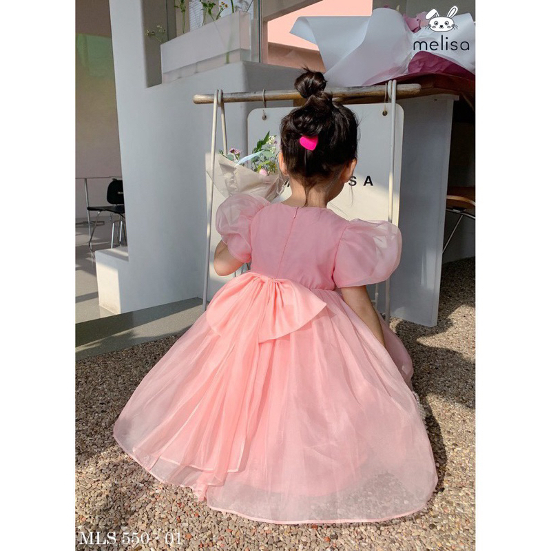 Đầm công chúa Melisa 2 màu xinh lung linh cho bé 10-40kg