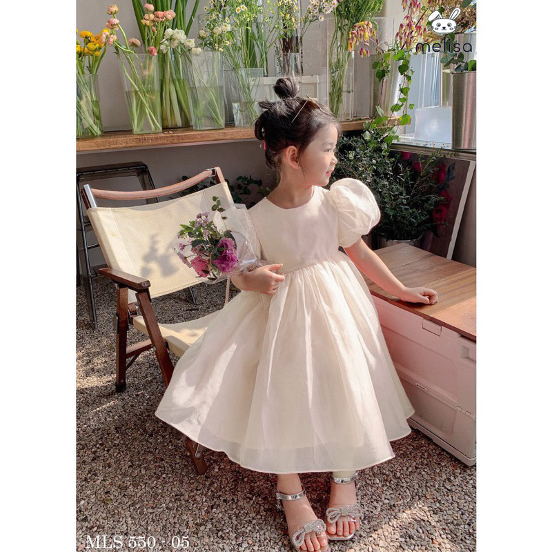 Đầm công chúa Melisa 2 màu xinh lung linh cho bé 10-40kg