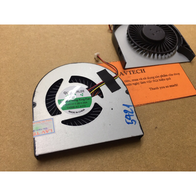 Quạt Dell Inspiron 3421 5421 2421 3437 3541 3542  3543 5437 CPU Mới - Tặng keo tản nhiệt