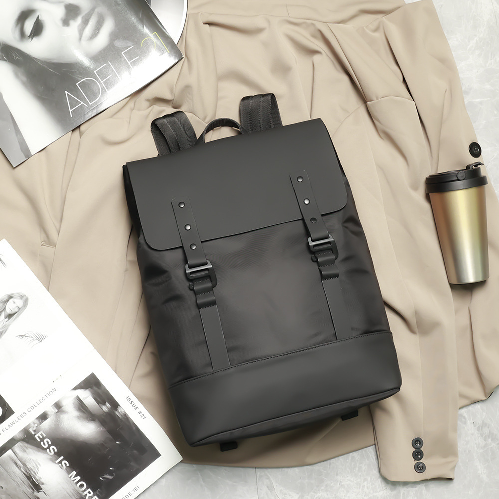 Balo Da Thời Trang Nam Nữ,Balo Ulzzang,Vải Oxford Phối Da Chống Nước Cao Cấp,Đựng Laptop 15.6 inh