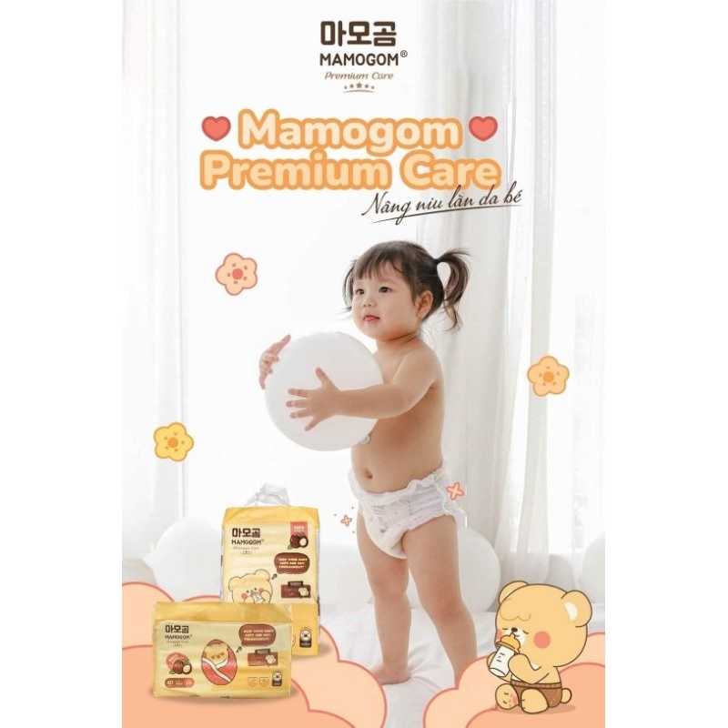 [Mã SMKB151 giảm 10% đơn 500.000Đ] Tã/Bỉm Mamogom dán/quần S62/M52/M48/L44/XL40/XXL38