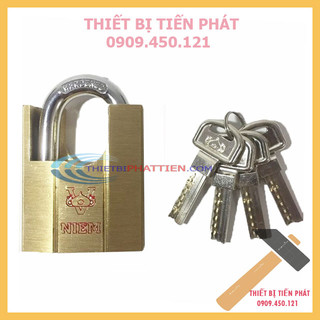 Ổ Khoá Cửa VƯƠNG NIỆM Chống Cắt 60mm Thân Đồng Thau, 4 Chìa Thông Minh Chống Trộm (Chính Hãng)