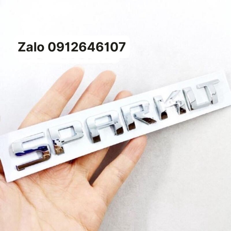 Chữ Spark LT, Chữ Chevrolte, Lô gô biểu tượng Matiz 3 Spark