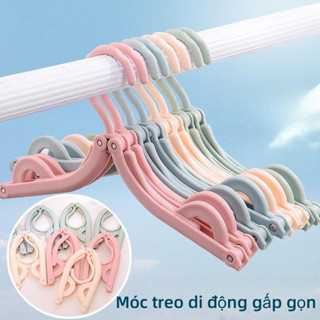 Móc treo di động gấp gọn,Moc treo quần áo Móc Treo khi đi du lịch Móc nhựa treo mini thích hợp đi công tác khách sạ