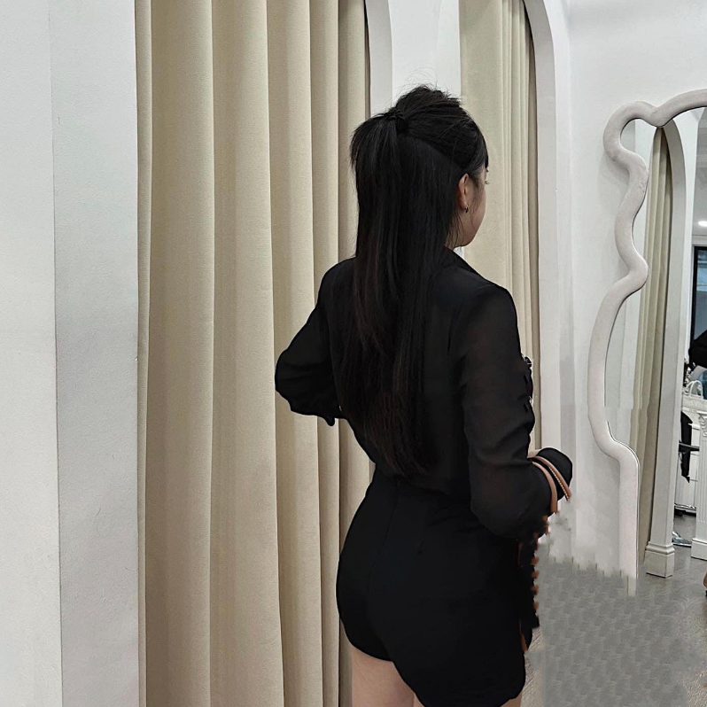 Áo Sơ mi Voan có đệm vai freesize MS204