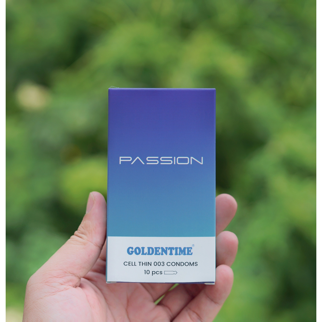 Bao cao su Siêu mỏng GOLDENTIME Passion 003 Nhiều gel Kéo dài thời gian