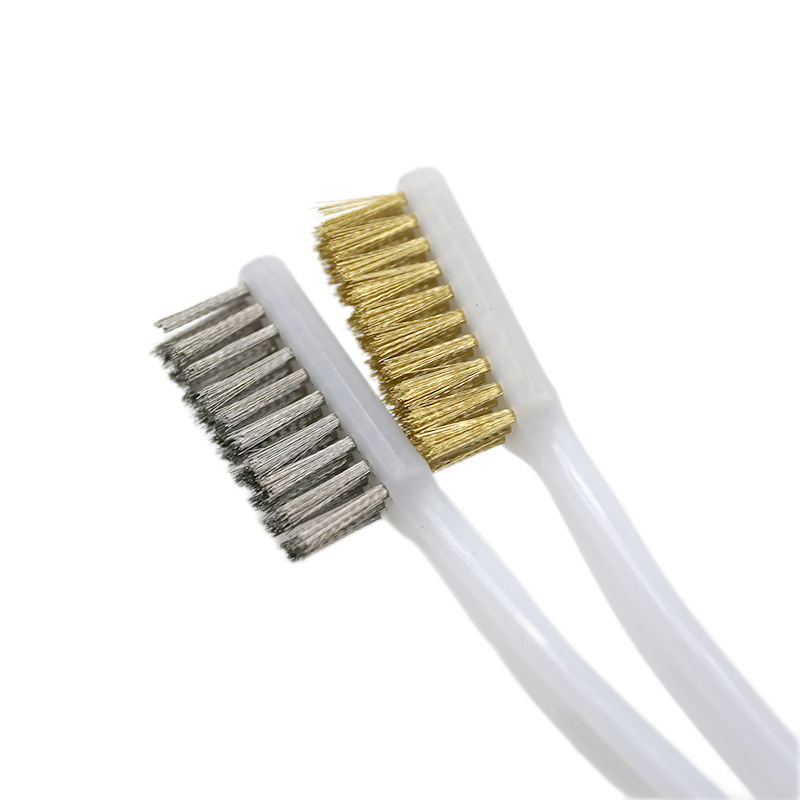 Bàn chải cước kim loại vệ sinh đánh gỉ chi tiết đa năng, mũi in 3D