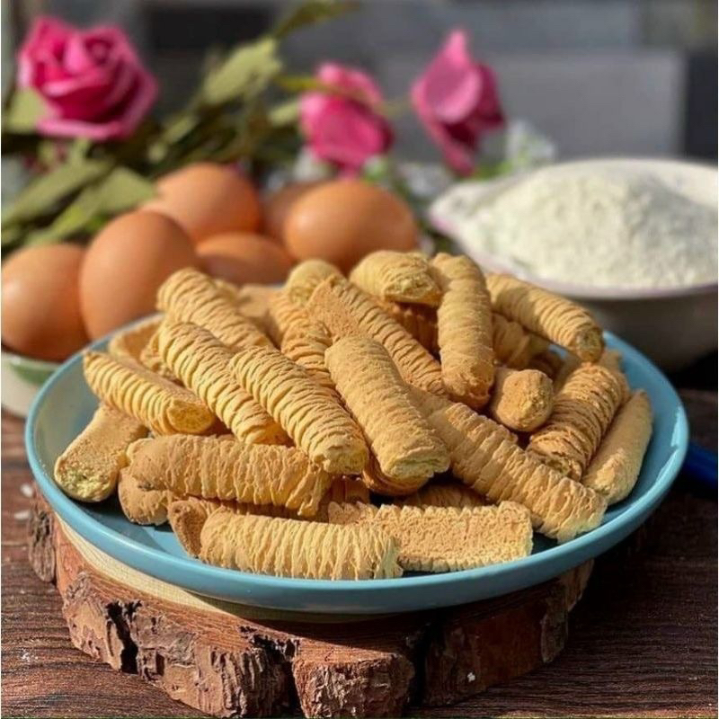 500G Bánh Gai Bơ Sữa - Bánh Gai Dừa Sữa Chuẩn Vị Xưa, Đặc Sản Ba Miền Thơm Ngon, đồ ăn vặt