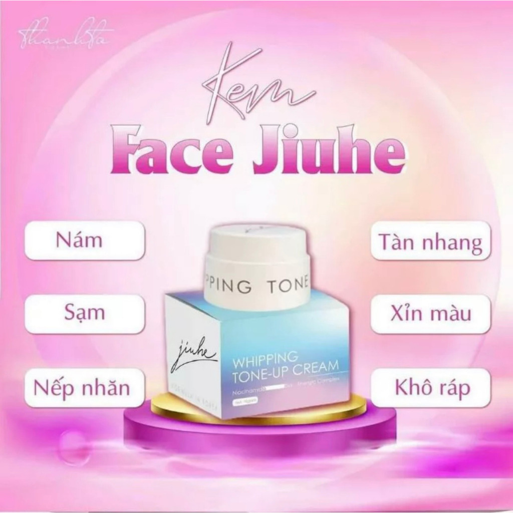 Kem Face Jiuhe Thanh Tô chính hãng - Kem dưỡng trắng da làm mờ thâm nám tàn nhang