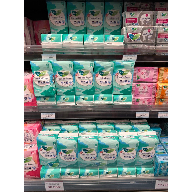 Combo 3 gói BVS Fresh&Free có cánh/ko cánh 20miếng