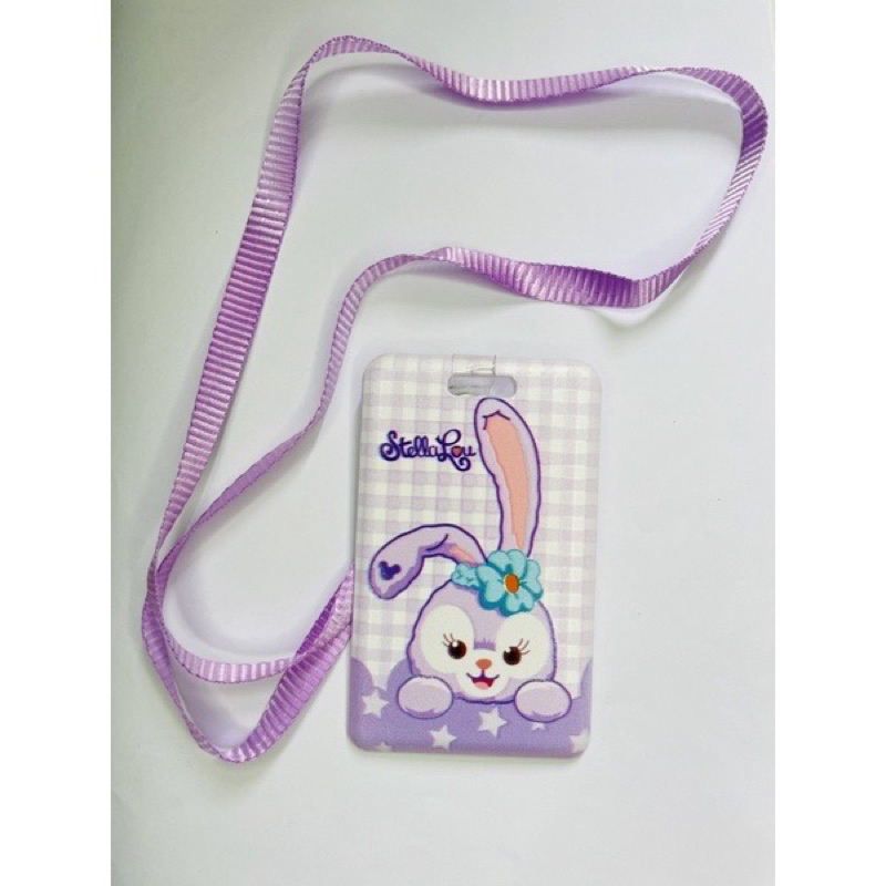 Bao đựng thẻ đeo bảng tên học sinh hoạ tiết hoạt hình đáng yêu kèm dây đeo