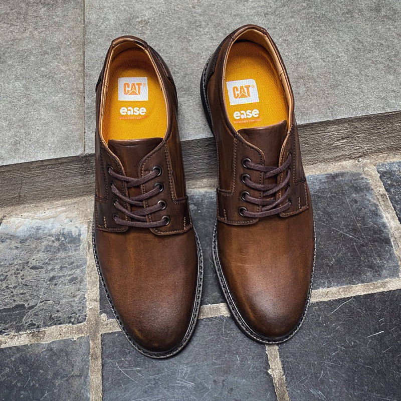 CAT HUNTER PATINA DERBY, ⭐️⭐️⭐️⭐️⭐️ giày da nam công sở , giày tây nam
