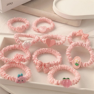 Dây Buộc Tóc hồng Hình cute