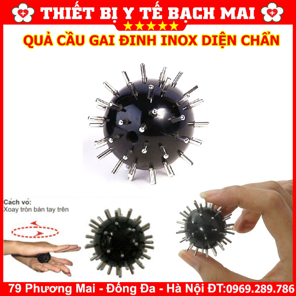 Quả Cầu Gai Đinh inox Diện Chẩn