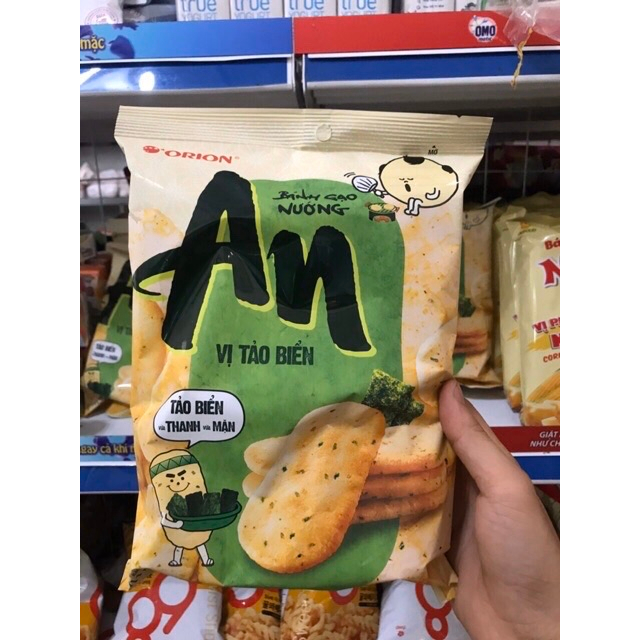 BÁNH GẠO NƯỚNG ORION AN VỊ TẢO BIỂN - TỰ NHIÊN 111g-175g-227g