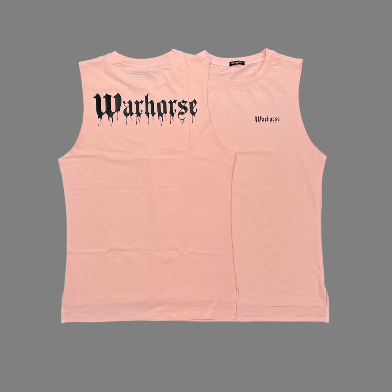 Áo tank top WARHORSE xẻ tà,áo sát nách  COTTON phom thoải mái