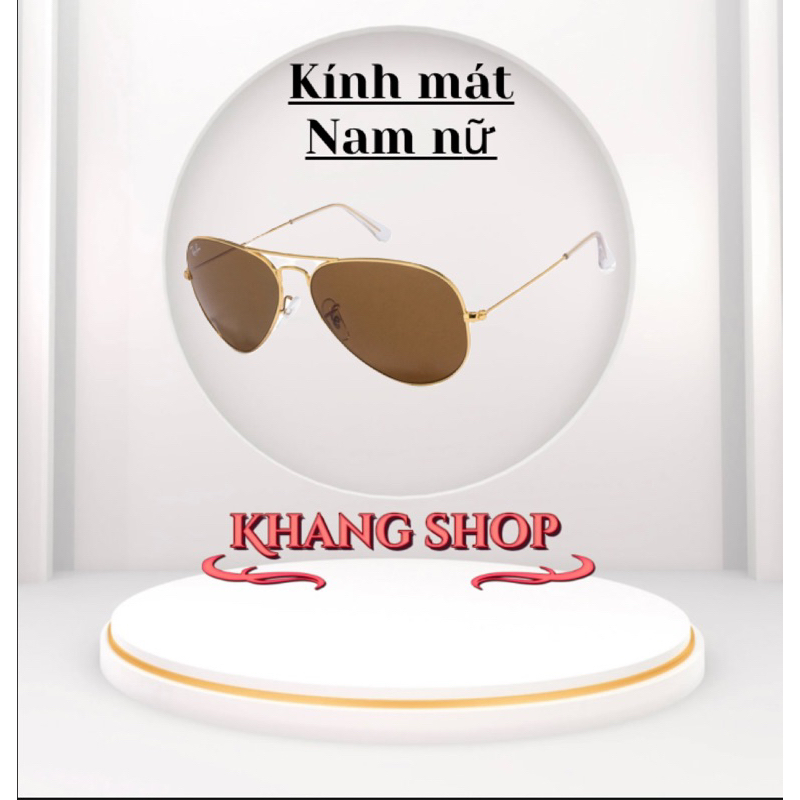 Kính mát nam nữ thời trang form bầu, tròng thủy tinh , chống tia UV , kiểu dáng cổ điển , thích hợp mọi khuôn mặt