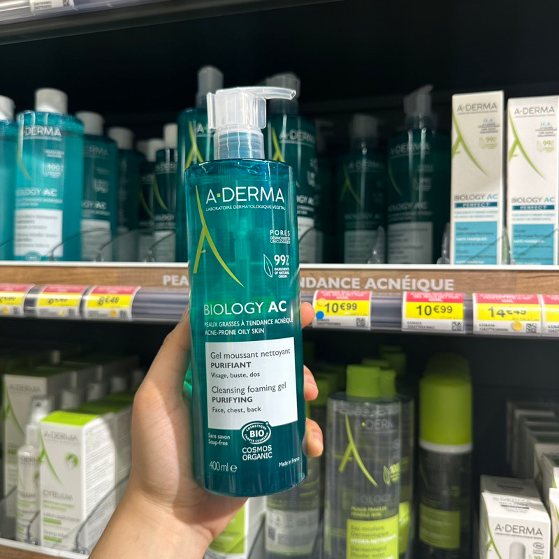 Sữa rửa mặt ADERMA A-DERMA Biology AC 400ml