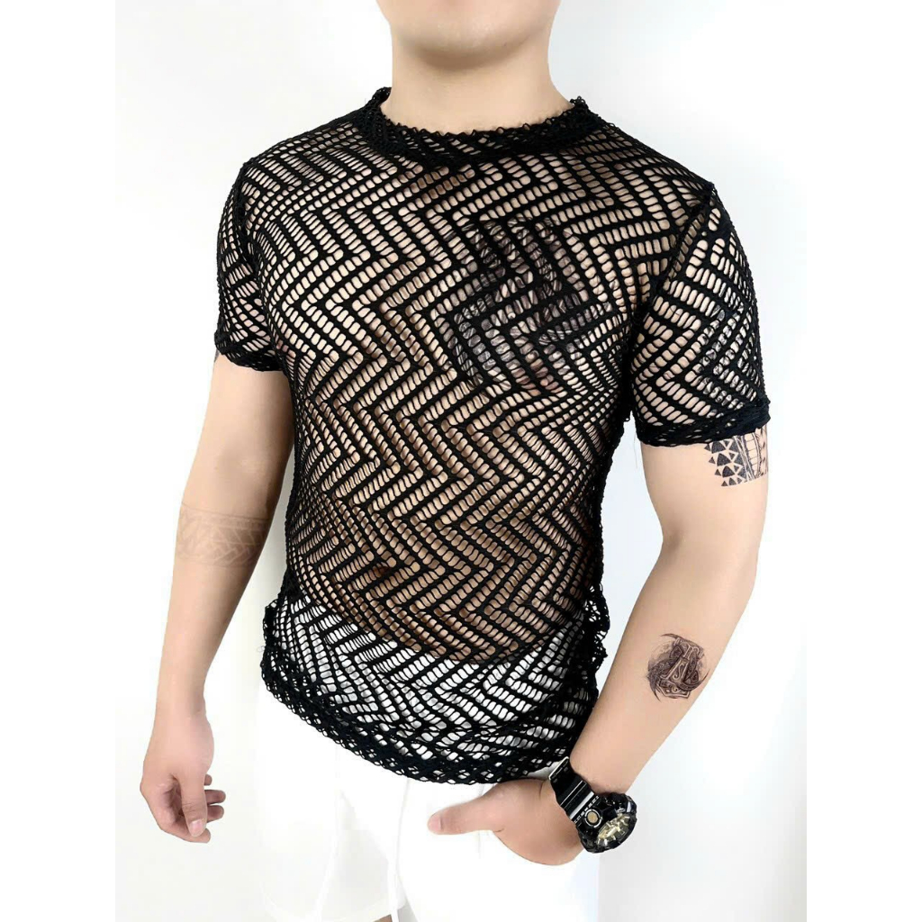 Áo thời trang nam - Áo thun lưới nam