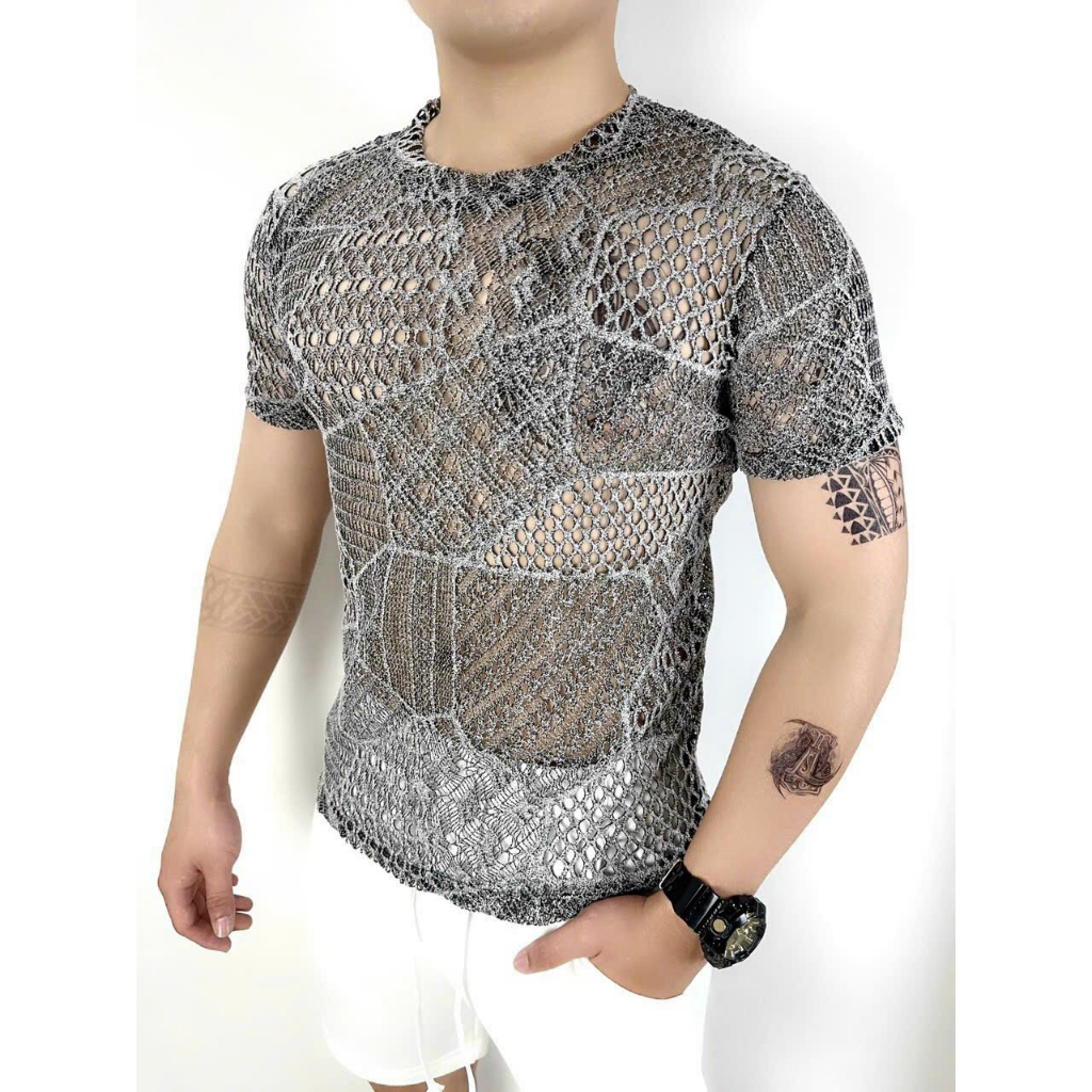 Áo thời trang nam - Áo thun lưới nam