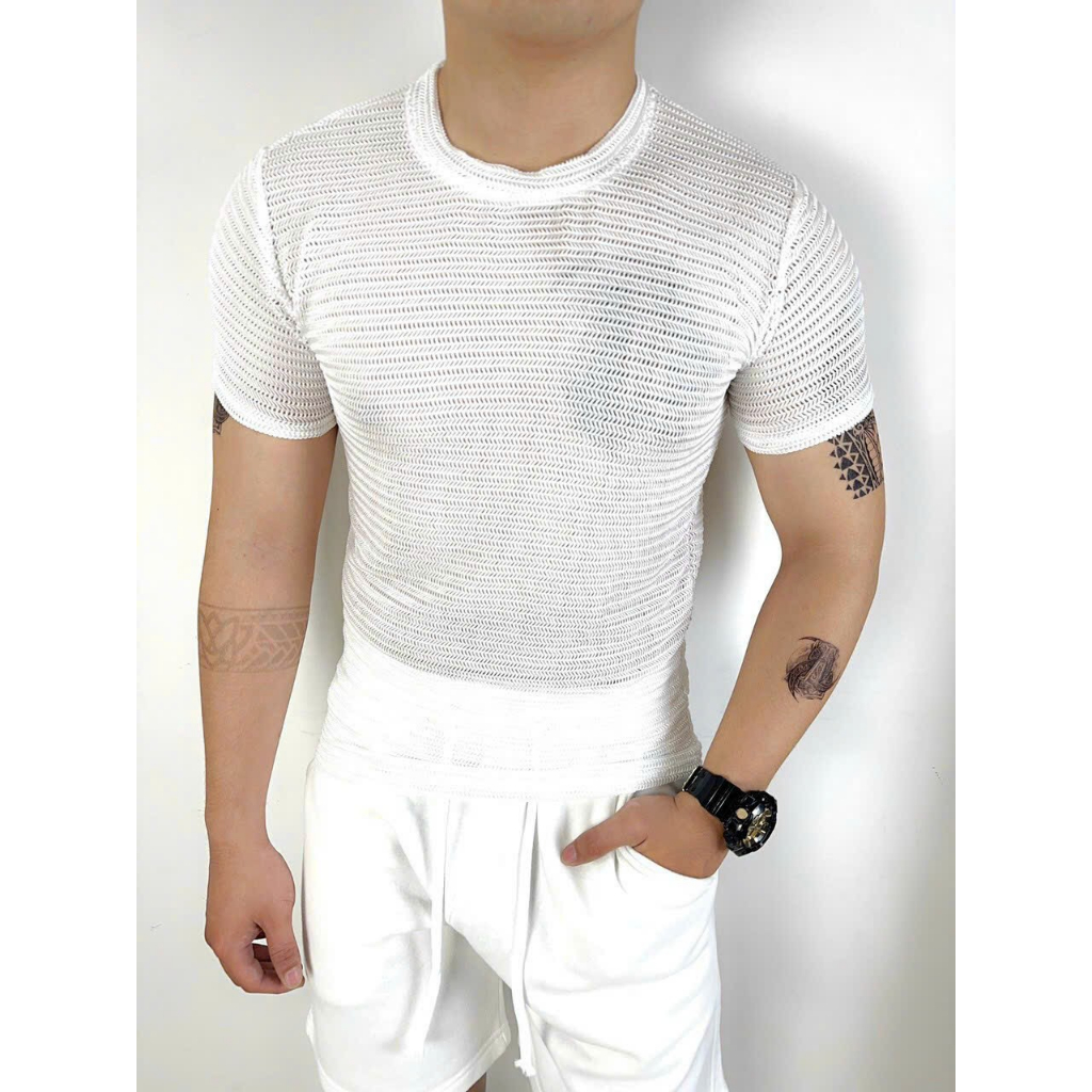 Áo thời trang nam - Áo thun lưới nam