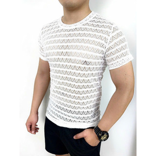 Áo thun lưới nam tay ngắn