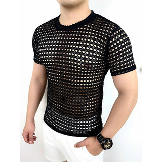 Áo thun lưới nam tay ngắn