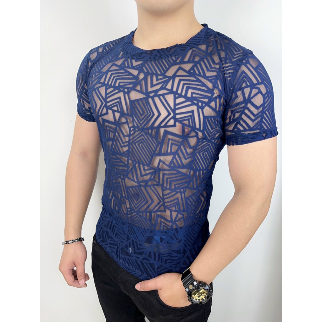 Áo lưới xuyên thấu nam