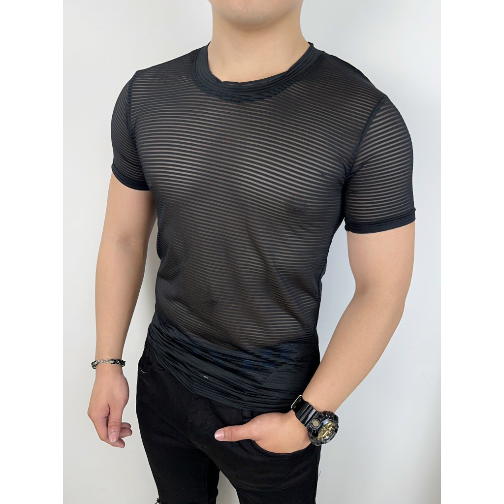 Áo lưới xuyên thấu nam